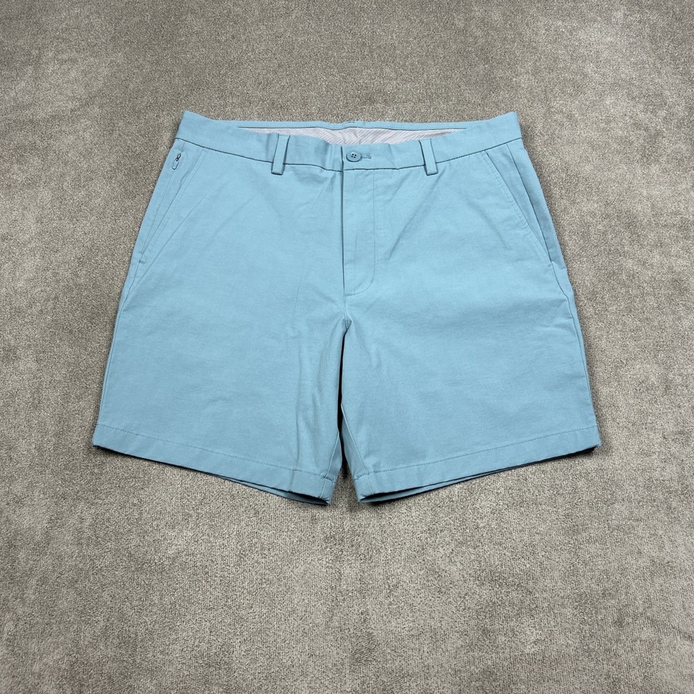Vineyard Vines OTG Shorts Mens 34 x 7 Blue On The Go Golf Stretch Performance